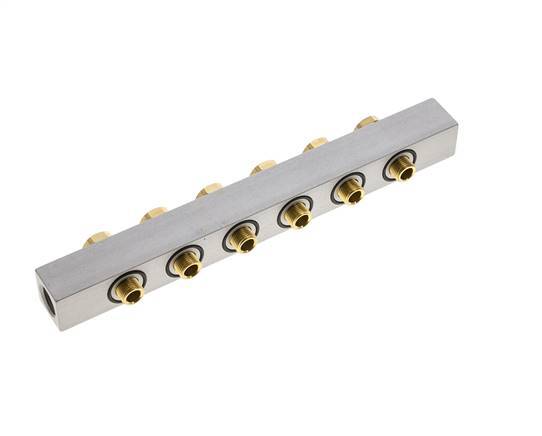 Verteiler 6-Stationen 3/2 5/2 5/3-Wege Airtec M05/P05