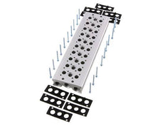 Verteiler 10-Stationen YPC SF2000 5/2 5/3-fach