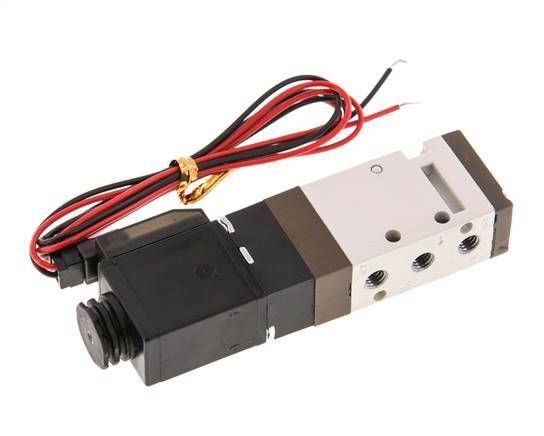 5/2 M5 Solenoid Valve 24V DC 1.5-10bar/21.0-140psi 2-pin Plug YPC