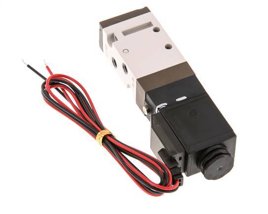 5/2 M5-Magnetventil 24V DC 1,5-10bar/21,0-140psi 2-poliger Stecker YPC