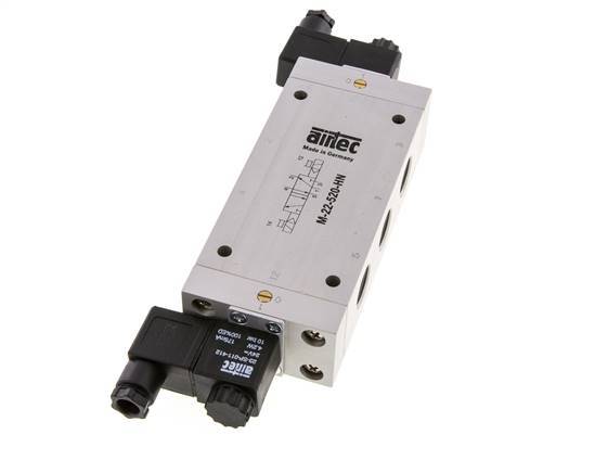 5/2 G1/2'' Bistabiles Magnetventil 230V AC 1-10bar/14-140psi Airtec
