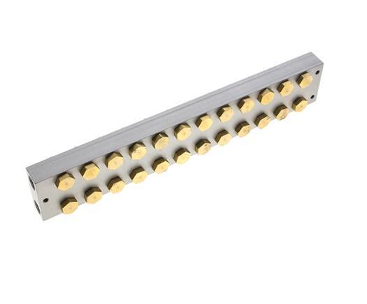 Verteiler 12-Stationen 5/2 5/3-Wege Airtec M04/P04