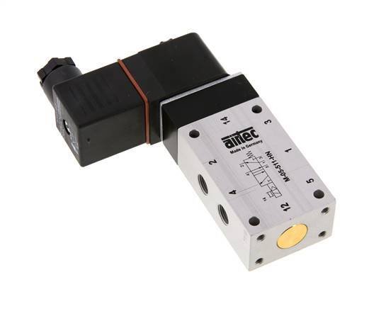 5/2 G1/8''-Magnetventil 24V DC ATEX 3-10bar/42-140psi Airtec