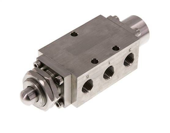 5/2 G1/4'' Spindelventil aus Edelstahl -0,95-12bar/-13,2-168psi