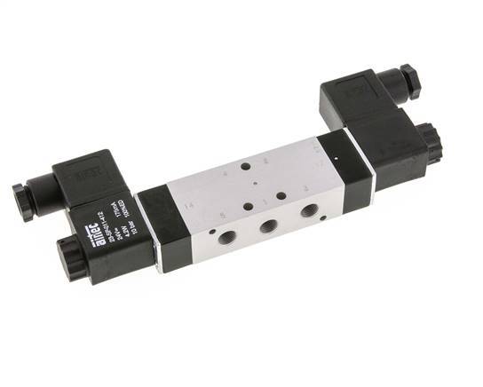 5/2 G1/8'' Bistabiles Magnetventil 230V AC 3-10bar/42-140psi Airtec