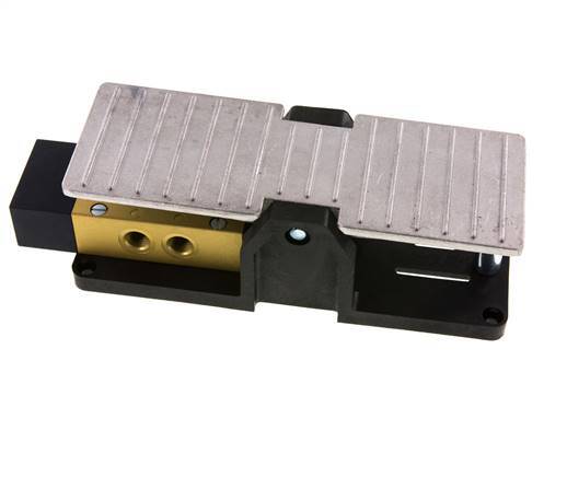 5/3 G1/4'' Auspuff Zentrum Fußpedalventil 2.5-10bar/35.0-140psi