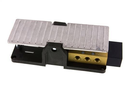 5/3 G1/4'' Auspuff Zentrum Fußpedalventil 2.5-10bar/35.0-140psi