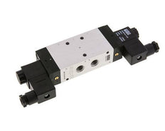 5/3 G1/4'' Center Closed Magnetventil 24V DC 3-10bar/42-140psi Airtec