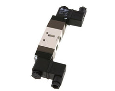 5/3 G1/4'' (G1/8'') Druck-Center-Magnetventil 12V DC 2-10bar/28-140psi YPC