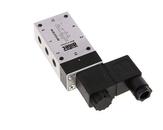 5/2 G1/8''-Magnetventil 24V DC 2-10bar/28-140psi Airtec