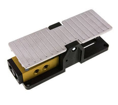 5/3 G1/4'' Auspuff Zentrum Fuß Pedal Ventil Raste 2.5-10bar/35.0-140psi