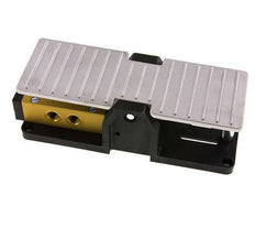 5/3 G1/4'' Auspuff Zentrum Fuß Pedal Ventil Raste 2.5-10bar/35.0-140psi