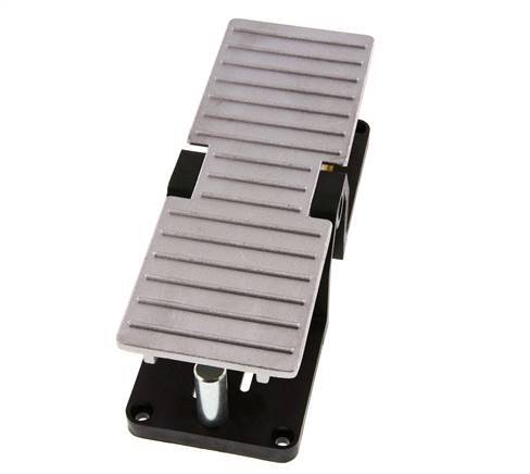 5/3 G1/4'' Auspuff Zentrum Fuß Pedal Ventil Raste 2.5-10bar/35.0-140psi
