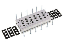 Verteiler 6-Stationen YPC SF2000 5/2 5/3-fach