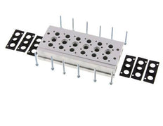 Verteiler 6-Stationen YPC SF2000 5/2 5/3-fach