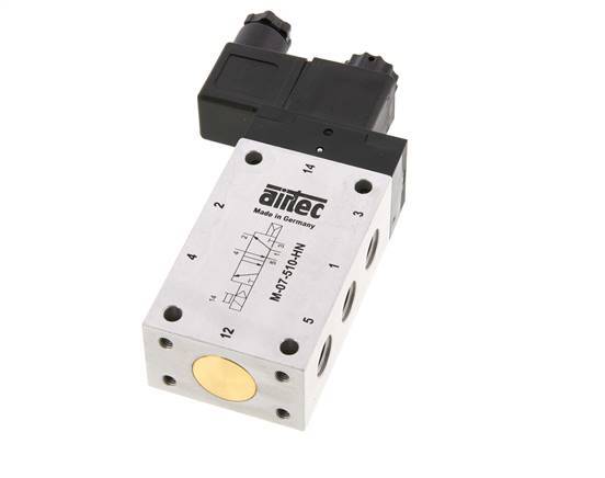 5/2 G1/4'' Magnetventil 115V AC 1,5-10bar/21,0-140psi Airtec