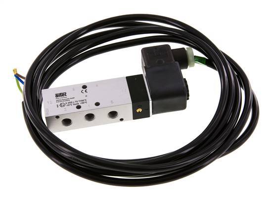 5/2 G1/8''-Magnetventil 230V AC ATEX 3-10bar/42-140psi Airtec