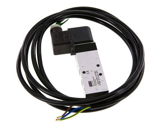 5/2 G1/8''-Magnetventil 230V AC ATEX 3-10bar/42-140psi Airtec