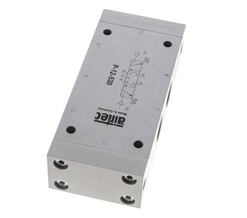 5/3 G1/2'' Center Closed Luftsteuerventil 0-10bar/0-140psi Airtec