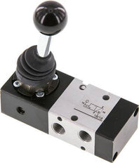 3/2 G1/8'' Handhebelventil Raste -0,95-10bar/-13,2-140psi