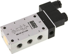5/2 G1/4'' (G1/8'') Solenoid Valve External Pilot 230V AC -0.95-10bar/-13.2-140psi Airtec