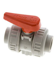 PP-H 2-way Ball Valve True Union 25 mm FKM