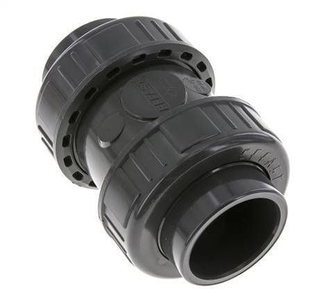 PVC-Rückschlagventil 50 mm 0,012-16bar