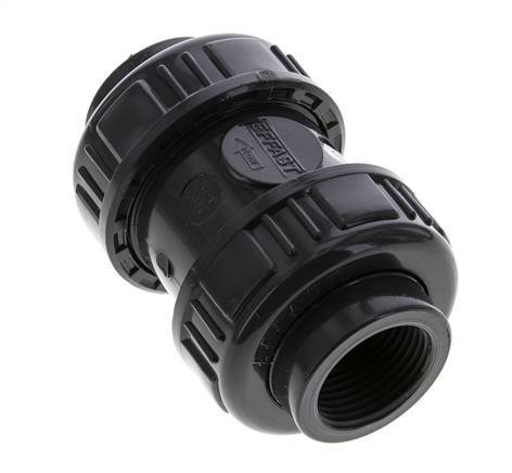 PVC-Rückschlagventil Rp 1'' 0,012-16bar