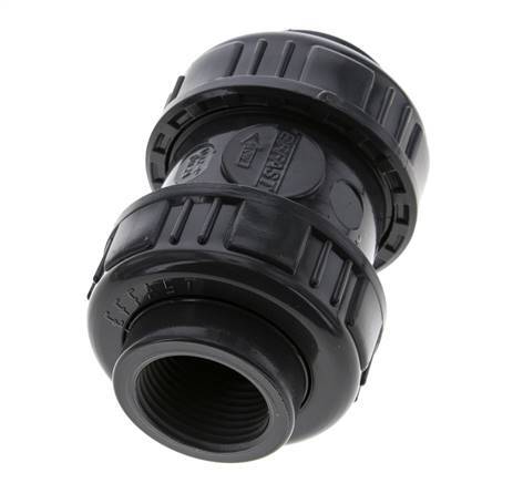 PVC-Rückschlagventil Rp 1'' 0,012-16bar