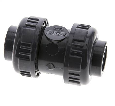 PVC-Rückschlagventil Rp 1/2'' 0,012-16bar