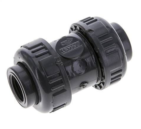 PVC-Rückschlagventil Rp 1/2'' 0,012-16bar