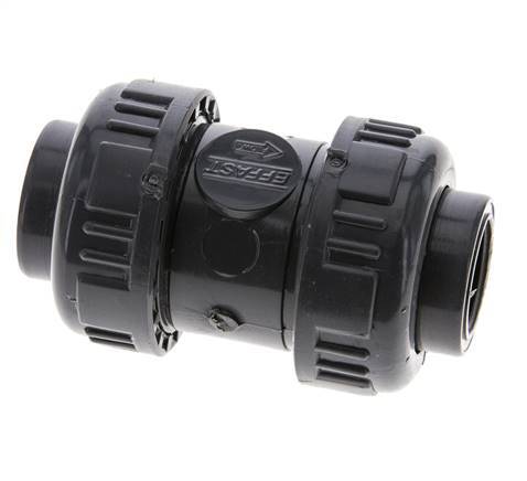 PVC-Rückschlagventil Rp 1/2'' 0,012-16bar