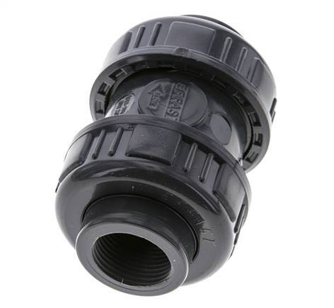 PVC Rückschlagventil Rp 3/4'' 0.012-16bar (0.17-232psi)