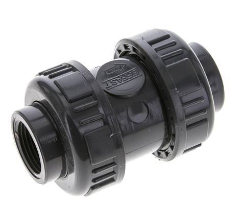 PVC-Rückschlagventil Rp 3/4'' 0,012-16bar