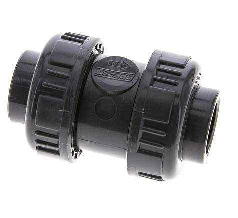PVC-Rückschlagventil Rp 3/4'' 0,012-16bar