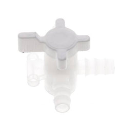 PVDF 3-Wege-Kugelhahn 3/8'' (9 mm) Schlauchverschraubungen