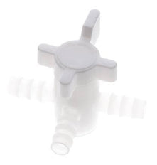 PVDF 3-Wege-Kugelhahn 10 mm Schlauchverschraubungen