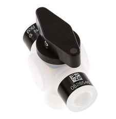 PFA 3-Wege-Kugelhahn G 1/4'' FKM Vakuum