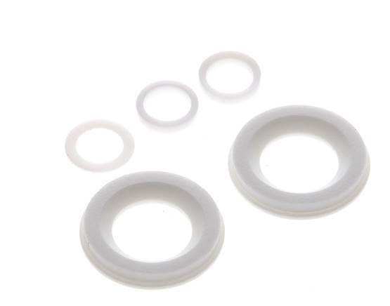 Reparatursatz für DN15 Edelstahl-Kugelhahn mit Flansch, 3-teilig