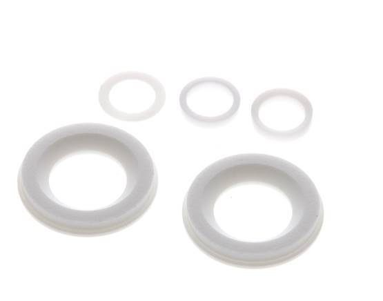 Reparatursatz für DN15 Edelstahl-Kugelhahn mit Flansch, 3-teilig