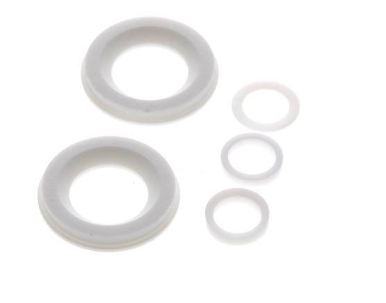 Reparatursatz für DN15 Edelstahl-Kugelhahn mit Flansch, 3-teilig