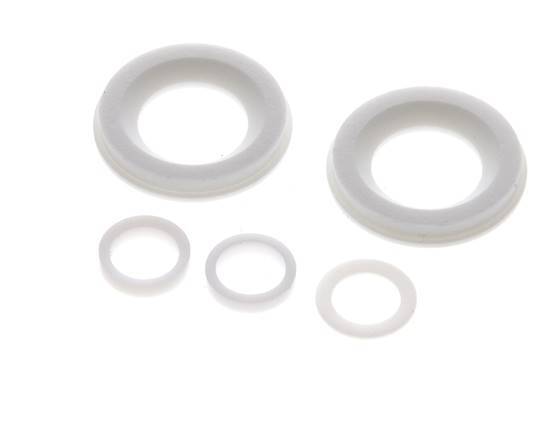 Reparatursatz für DN15 Edelstahl-Kugelhahn mit Flansch, 3-teilig