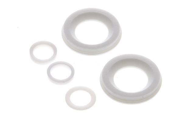 Reparatursatz für DN15 Edelstahl-Kugelhahn mit Flansch, 3-teilig