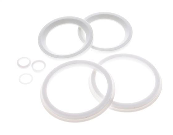 Reparatursatz für DN50 Edelstahl-Kugelhahn mit Flansch, 3-teilig