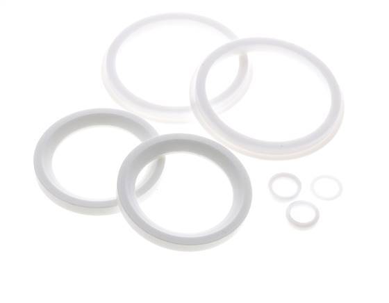 Reparatursatz für DN50 Edelstahl-Kugelhahn mit Flansch, 3-teilig