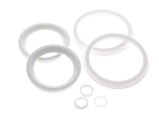 Reparatursatz für DN50 Edelstahl-Kugelhahn mit Flansch, 3-teilig