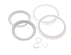 Reparatursatz für DN50 Edelstahl-Kugelhahn mit Flansch, 3-teilig