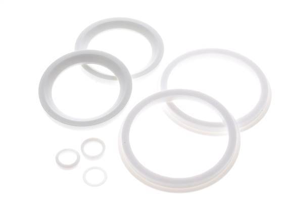 Reparatursatz für DN50 Edelstahl-Kugelhahn mit Flansch, 3-teilig