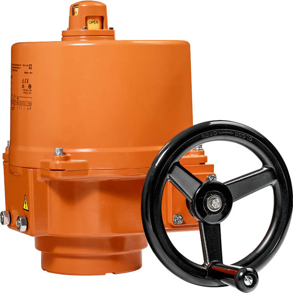 Belimo Absperrklappe DN350/PN16 Wafer 120-240VAC/DC Modulierend GGG40 EPDM IP67 ISO 5211 MFT Klemme 32s 650Nm D6350N/SY6-230-MF-T