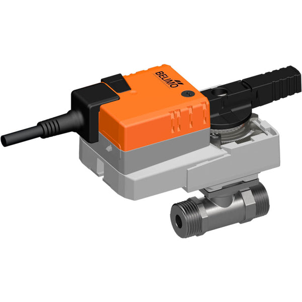 Belimo Characterized Valve G3/4 Kvs0.63 24VAC/DC 90s BACnet/Modbus/MP-Bus 10Nm IP54 R407K/NR24A-MOD